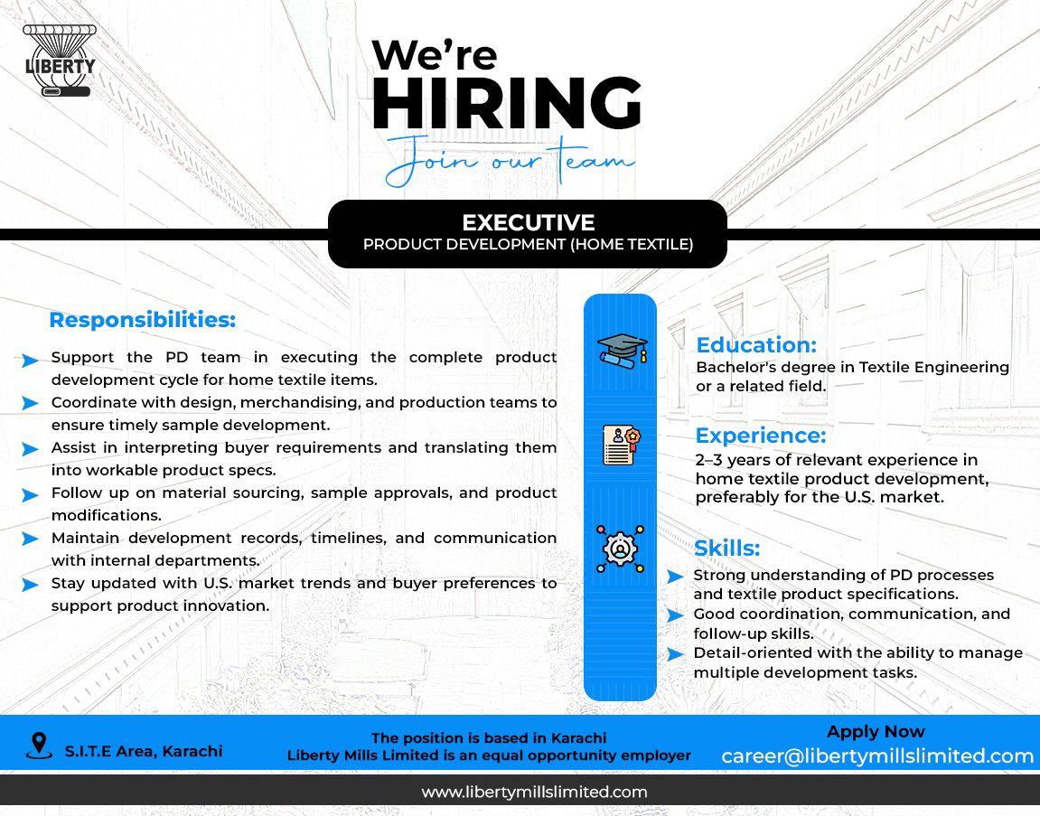 Liberty Mills Limited Jobs Executive Product Development 1