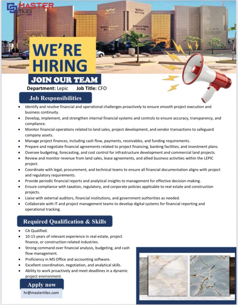 Master Tiles Jobs CFO 1