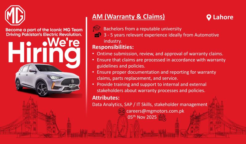 Master Motors Jobs AM (Warranty & Claims) 1