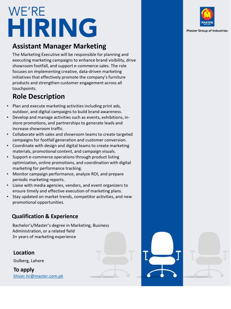 Master Group Of Industries Jobs AM Marketing 1