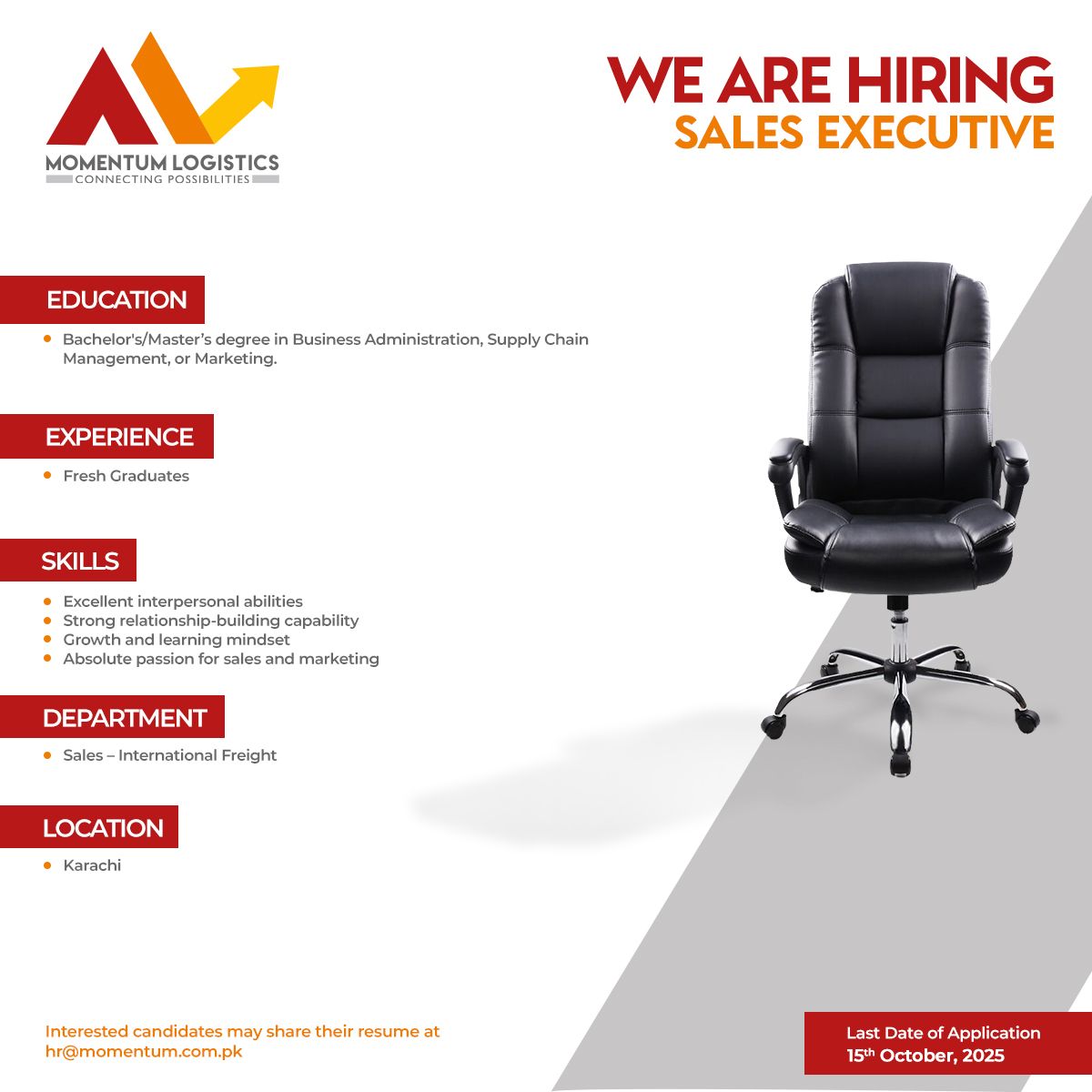 Momentum Logistics Pvt Ltd Jobs October 2025 1