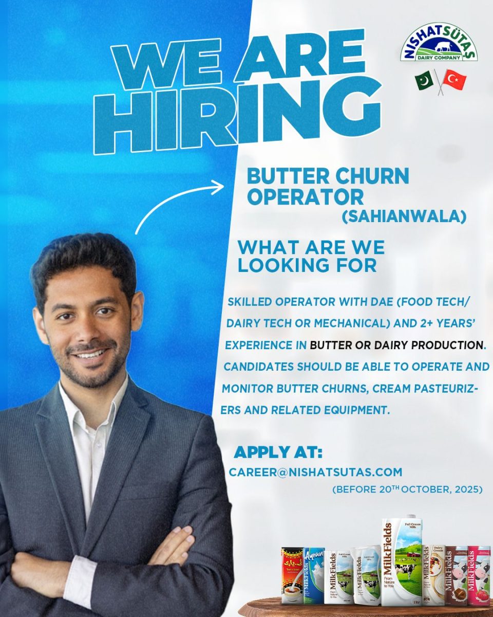 Nishat Sutas Dairy Products Jobs Butter Churn Operator 1