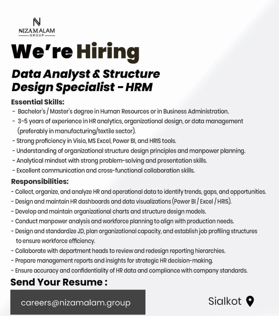 Nizam Alam Group Jobs Data Analyst & Structure Design Specialist 1