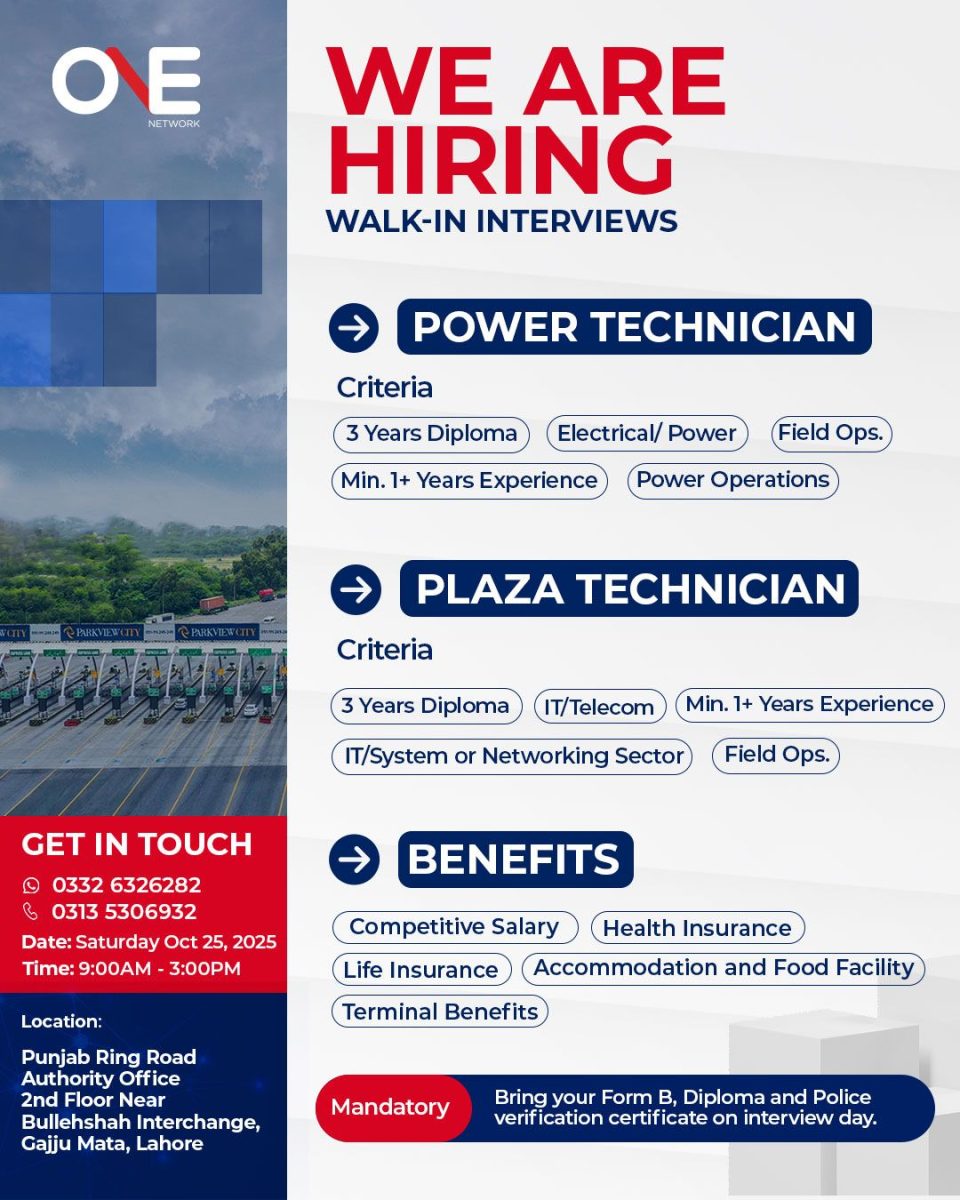 One Network Pvt Ltd Jobs October 2025 1
