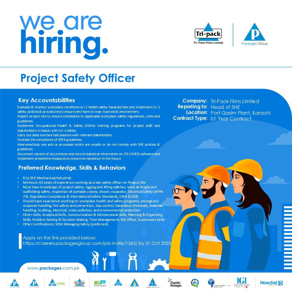 Packages Group Jobs Project Safety Officer 1