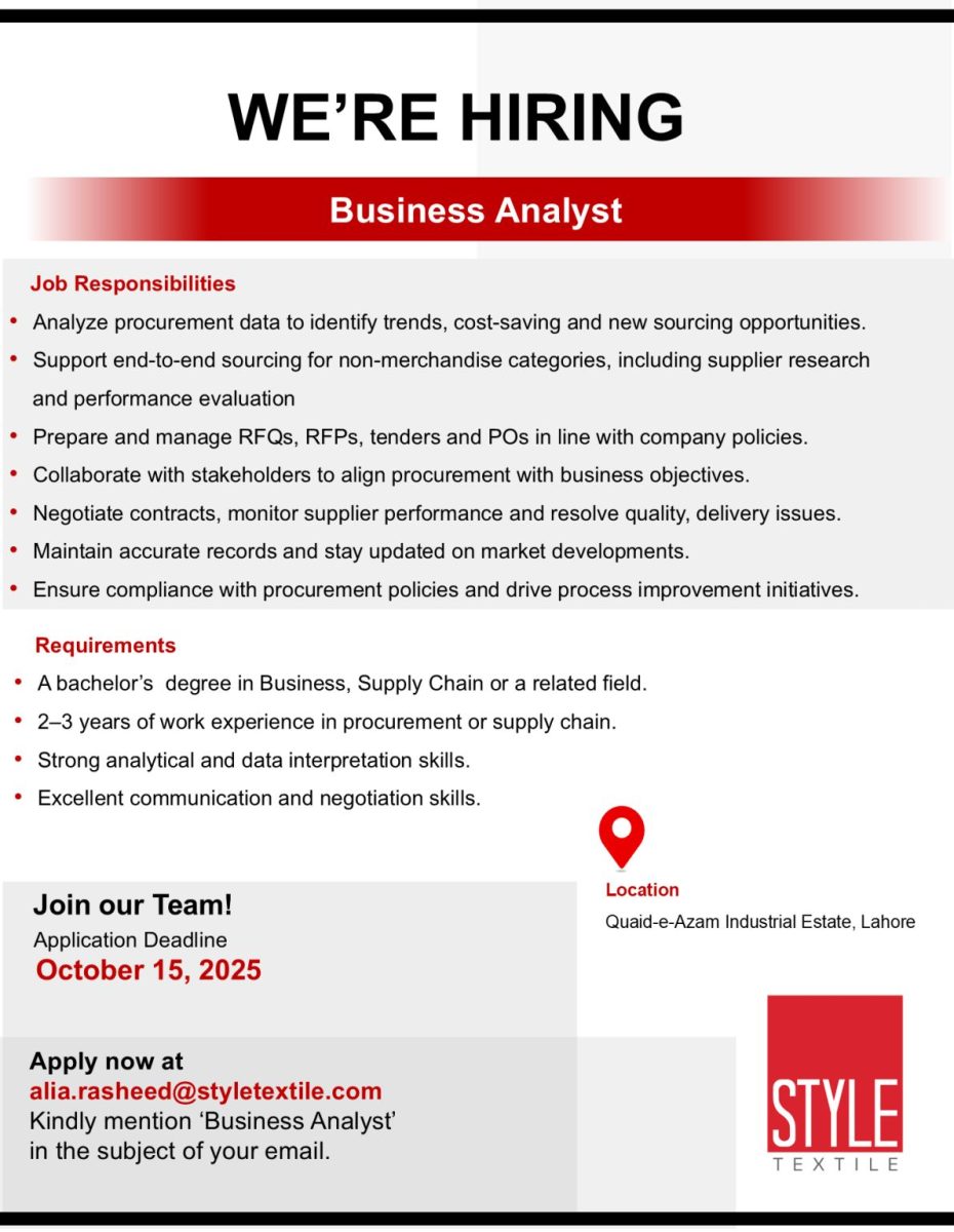 Style Textile Pvt Ltd Jobs Business Analyst 1