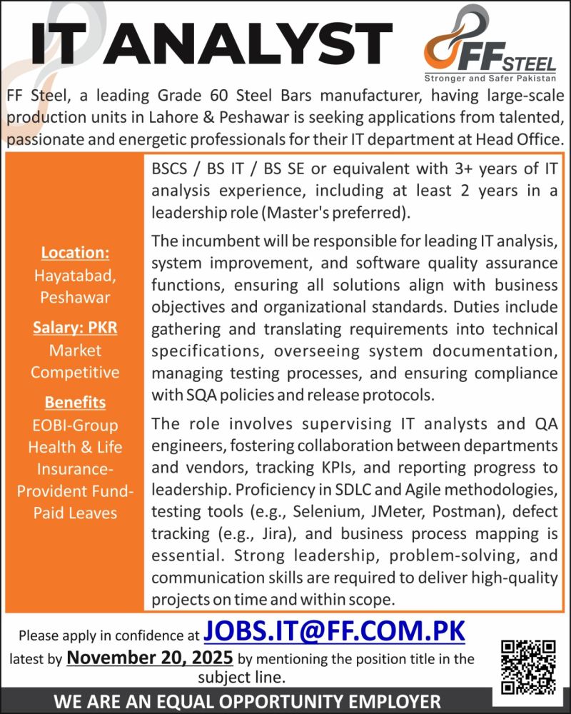 FF Steel Jobs November 2025 1