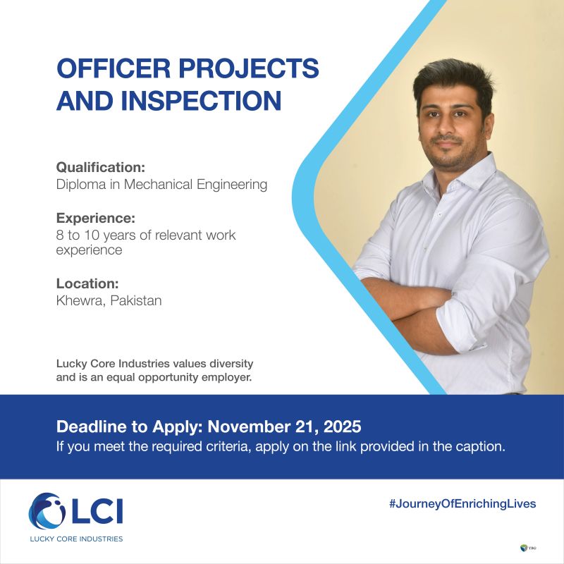 Lucky Core Industries Limited LCI Jobs November 2025 1