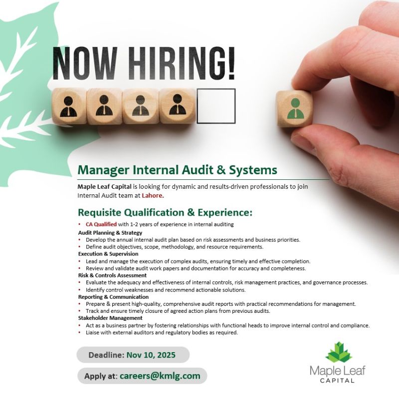 Maple Leaf Cement Factory Jobs November 2025 2