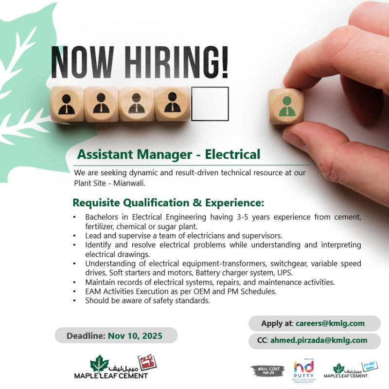 Maple Leaf Cement Factory Jobs November 2025 1