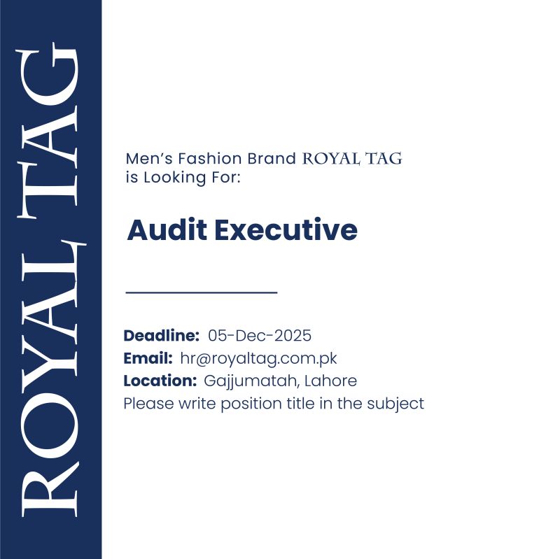 Royal Tag Jobs Audit Executive 1