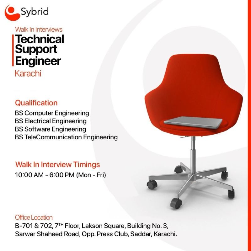 Sybrid Pvt Ltd Jobs Technical Support Engineer 1