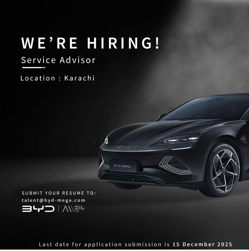 BYD Pakistan Jobs Service Advisor 1