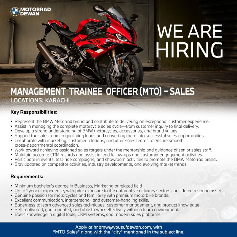 Dewan Motors Jobs MTO Sales 1