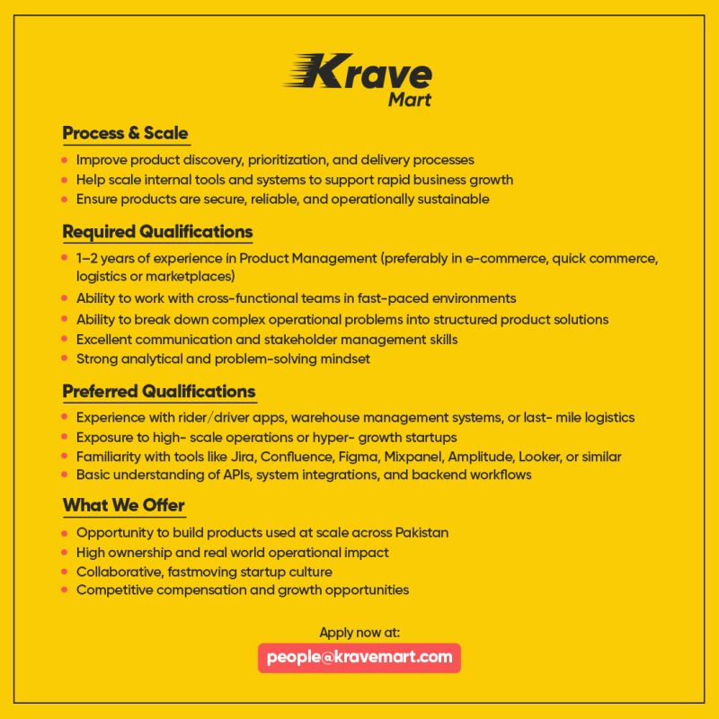 Krave Mart Pvt Ltd Jobs Product Manager 3