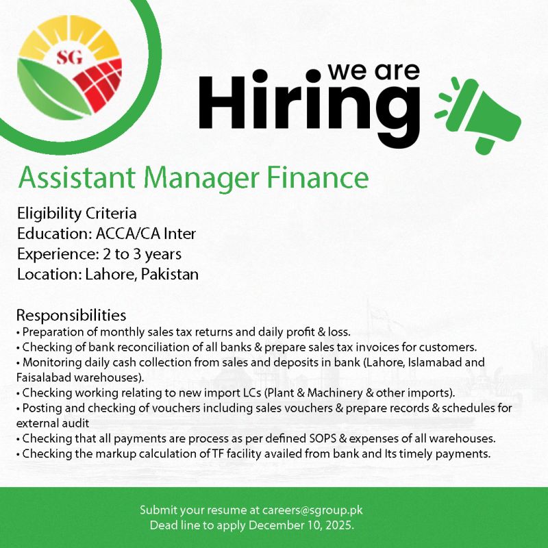 Sharif Group Jobs December 2025 1