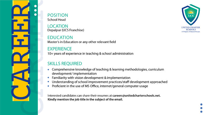 United Charter Schools Jobs School Head 1