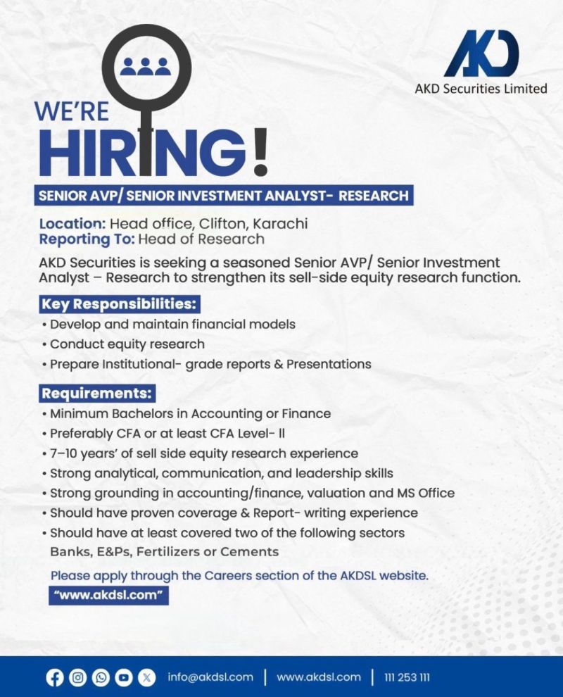 AKD Securities Ltd Jobs February 2026 2