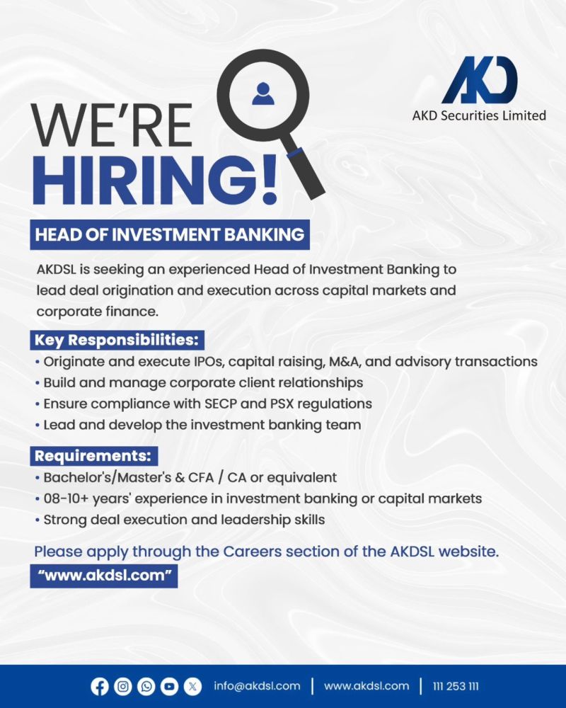 AKD Securities Ltd Jobs February 2026 1