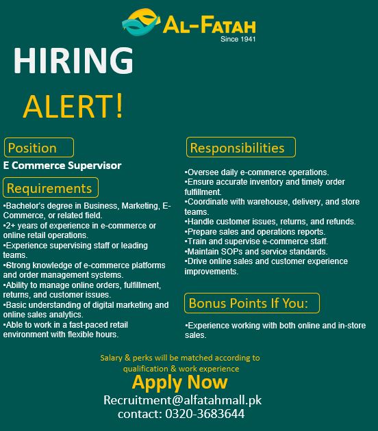 Al Fatah Shopping Malls Jobs January 2026 1