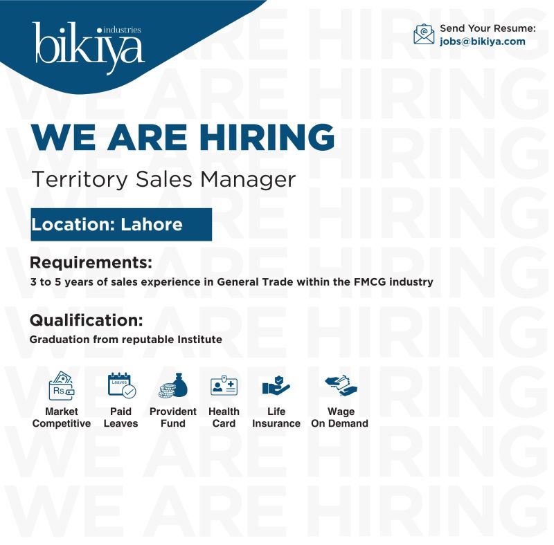 Bikiya Industries Pvt Ltd Jobs Territory Sales Manager 1