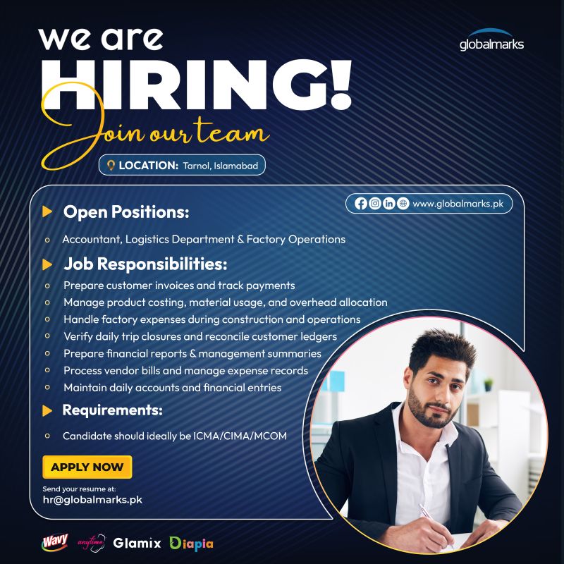 Global Marks Pvt Ltd Jobs Accountant  1