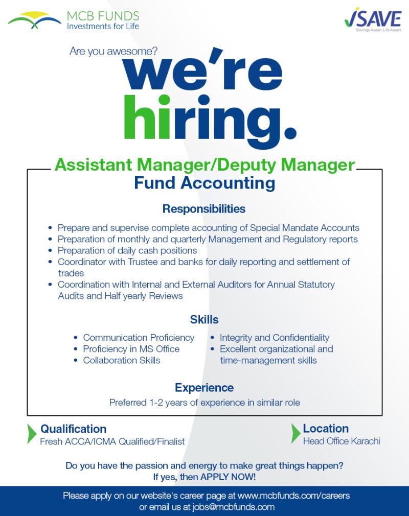 MCB Funds Jobs February 2026 1