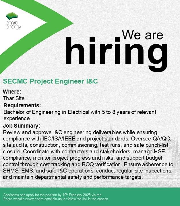 Engro Fertilizers Pvt Ltd Jobs February 2026 1