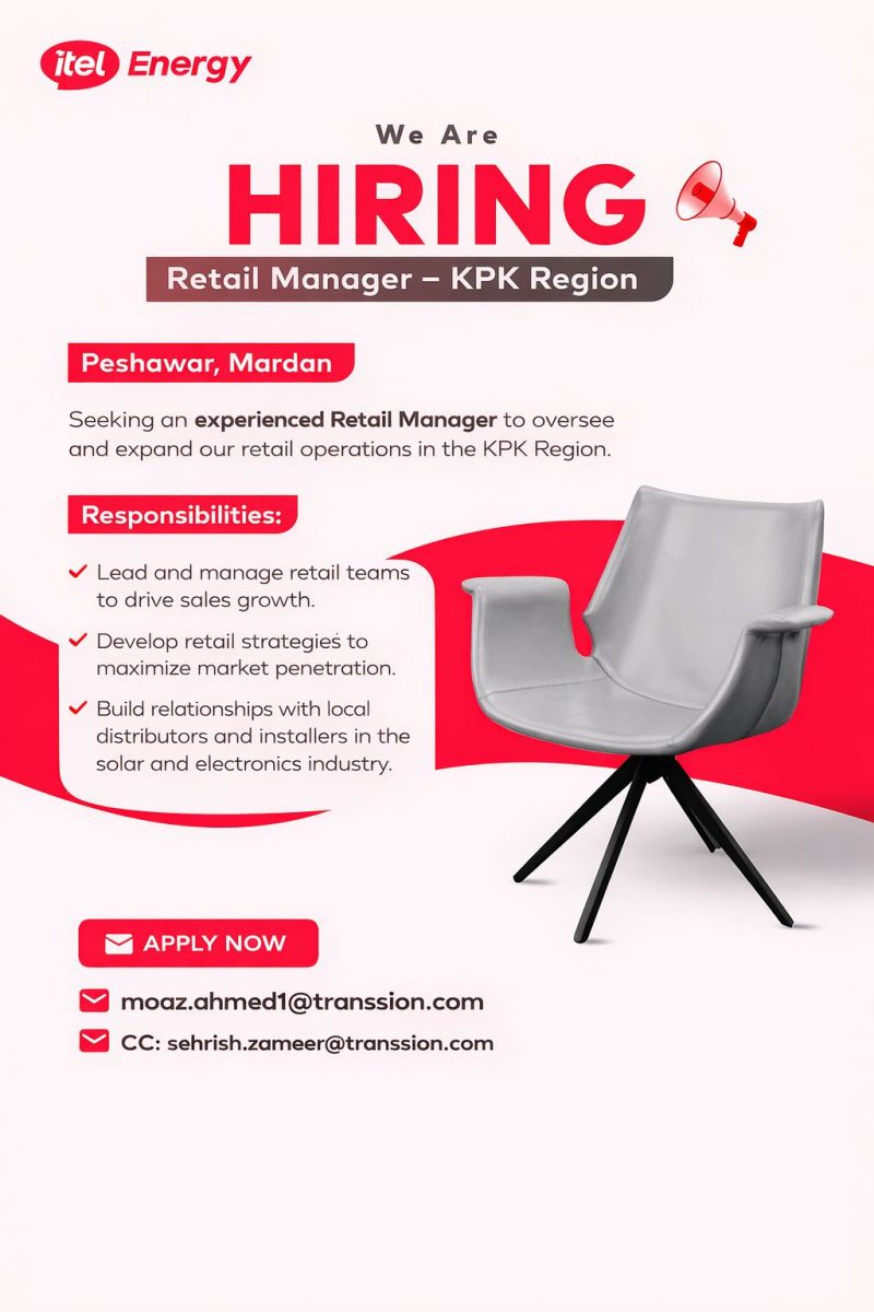 ITEL Energy Jobs Retail Manager  1