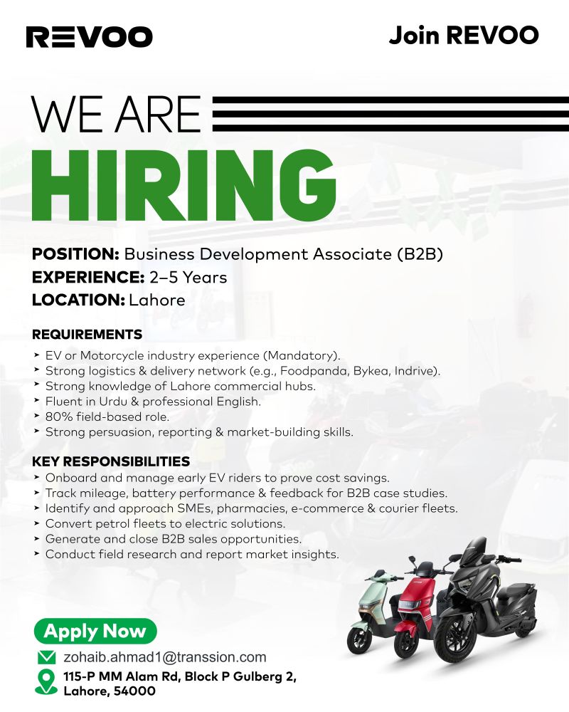 REVOO Jobs Business Development Associate (B2B) 1