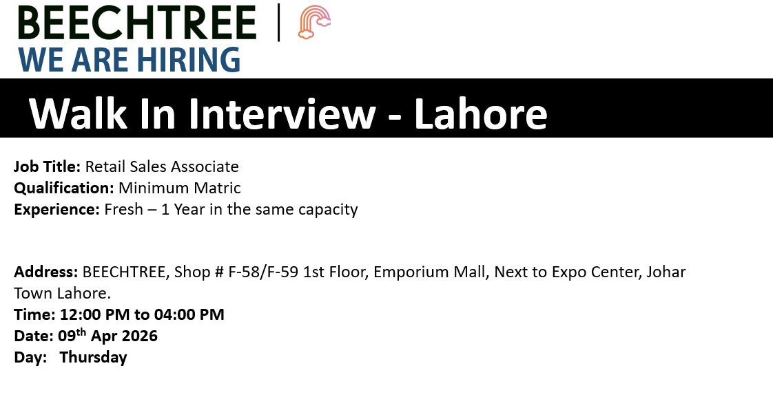 Beechtree Jobs Retail Sales Associate 1