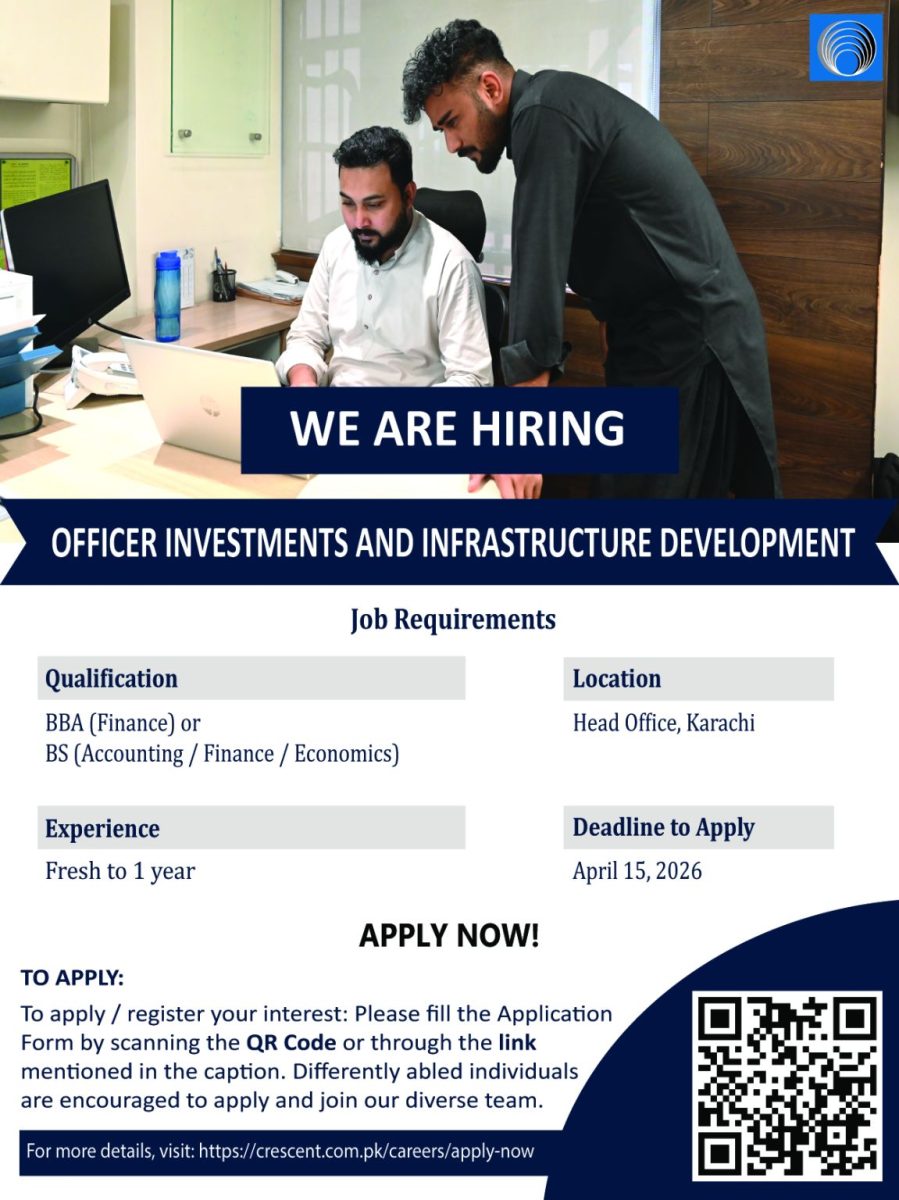 Crescent Steel & Allied Products Limited Jobs Officer Invetsments & Infrastructure Development 1