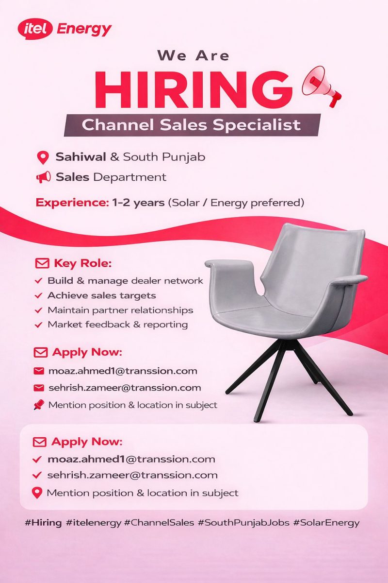 ITEL Energy Jobs April 2026ITEL Energy Jobs April 2026 1