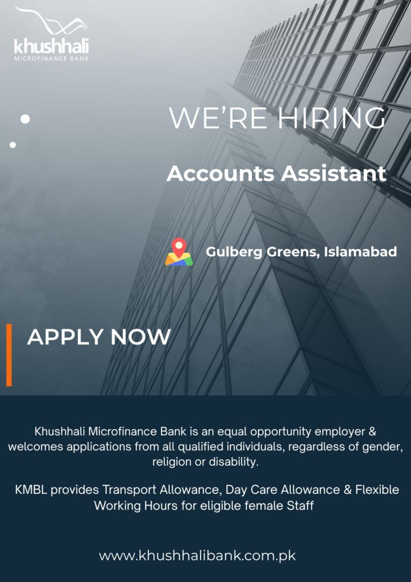 Khushhali Microfinance Bank Limited Jobs Accounts Assistant  1