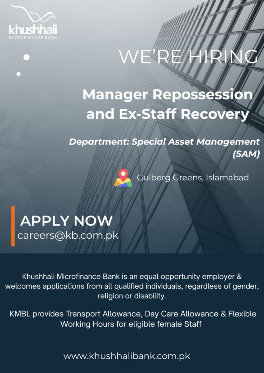 Khushhali Microfinance Bank Limited Jobs April 2026 1