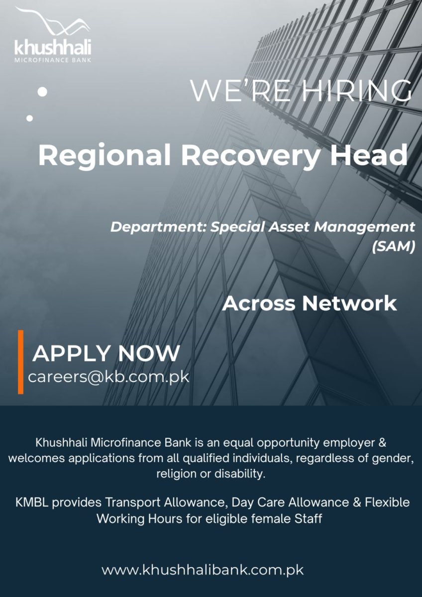 Khushhali Microfinance Bank Limited Jobs April 2026 2