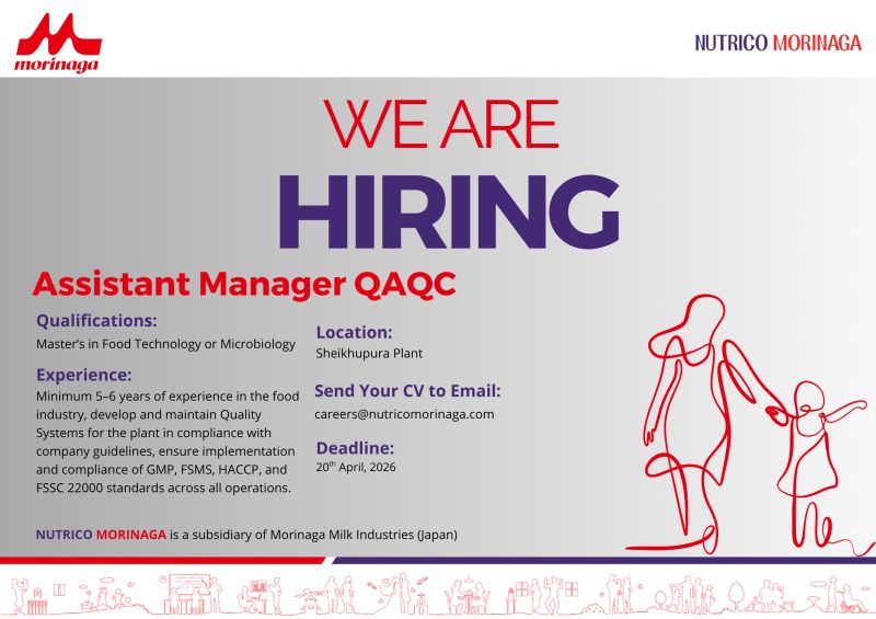 NutriCo Morinaga Jobs Assistant Manager QAQC 1