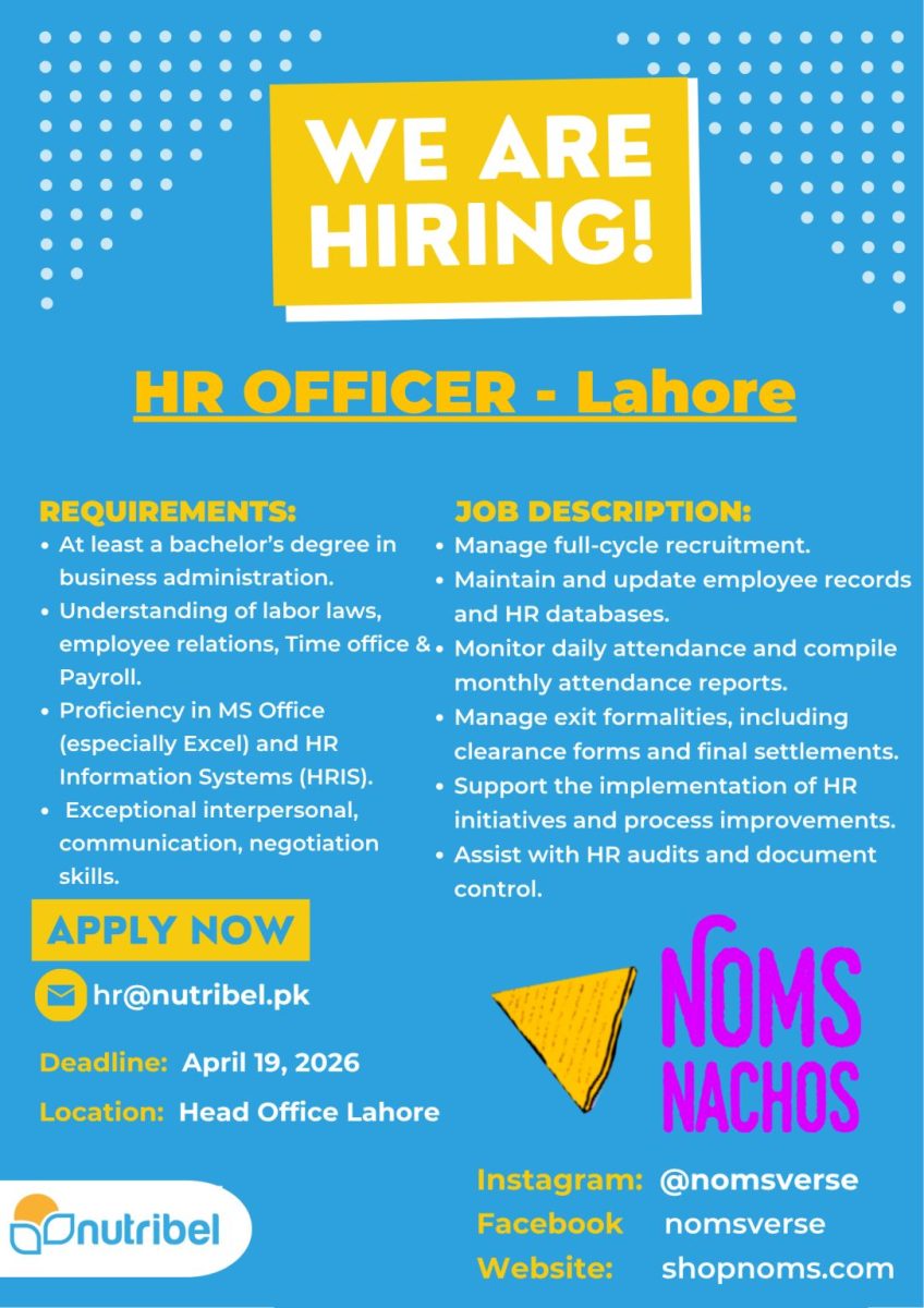 Nutribel Pvt Ltd Jobs HR Officer 1