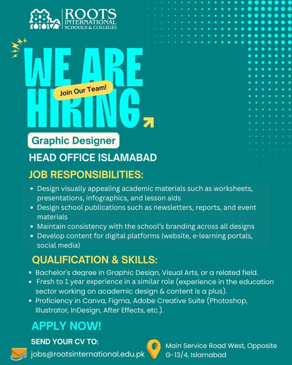 ROOTS International Schools & Colleges Jobs Graphic Designer 1