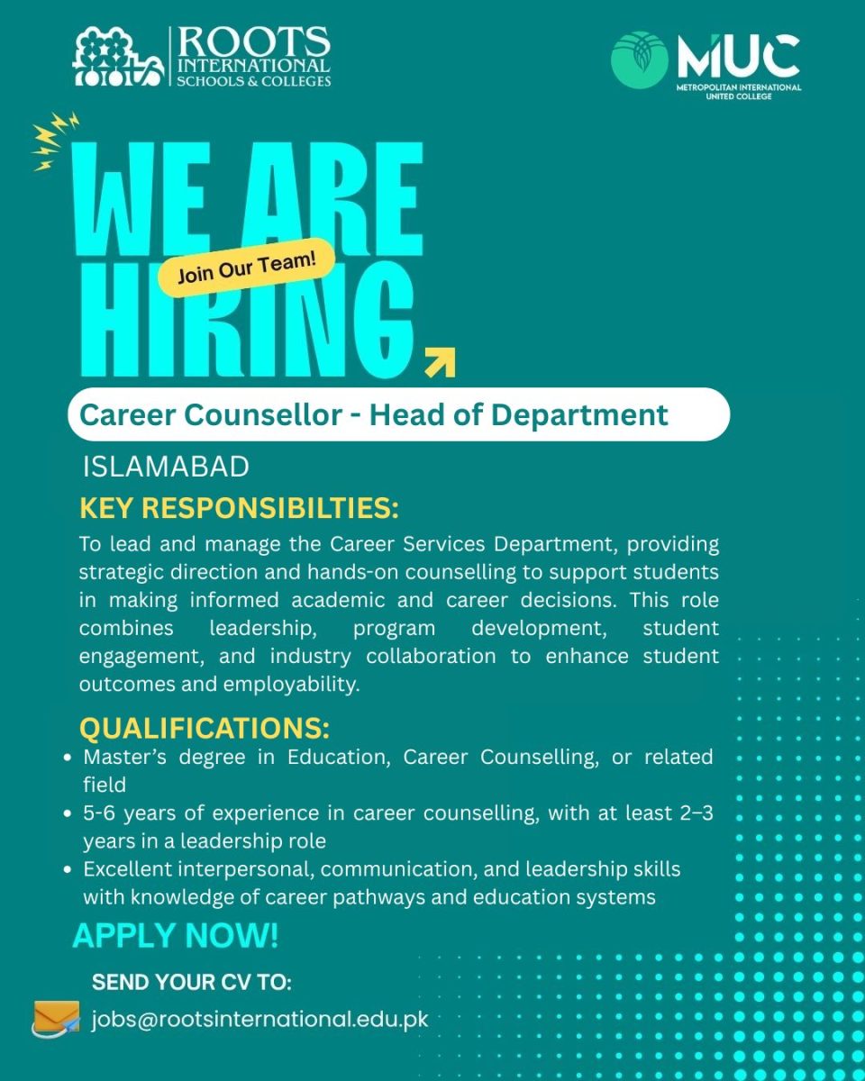 ROOTS International Schools & Colleges Jobs Career Counsellor  1