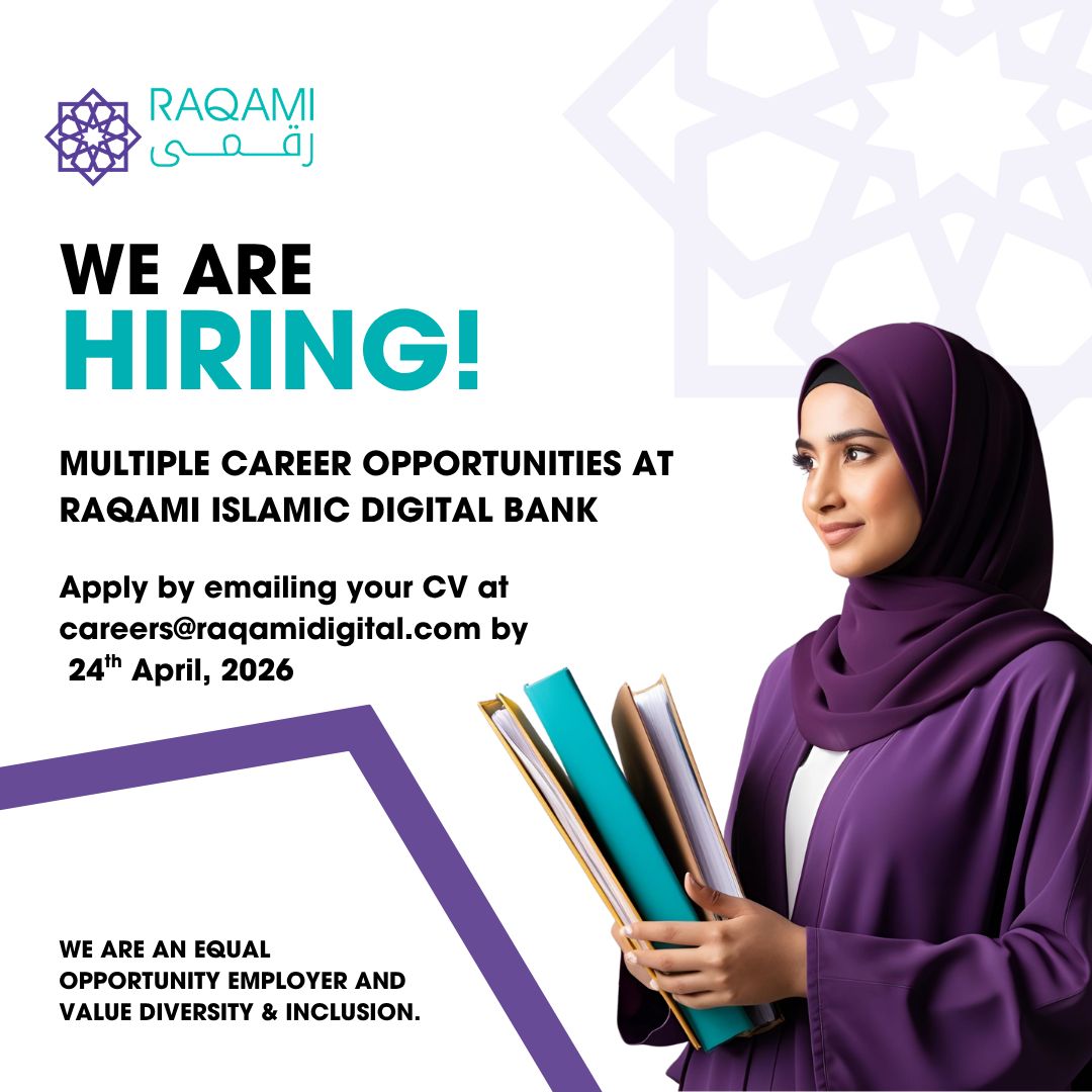 Raqami Islamic Digital Bank Jobs April 2026 1