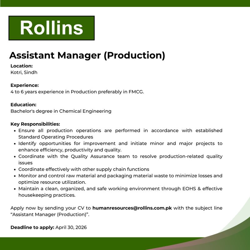 Rollins Industries Jobs April 2026 1
