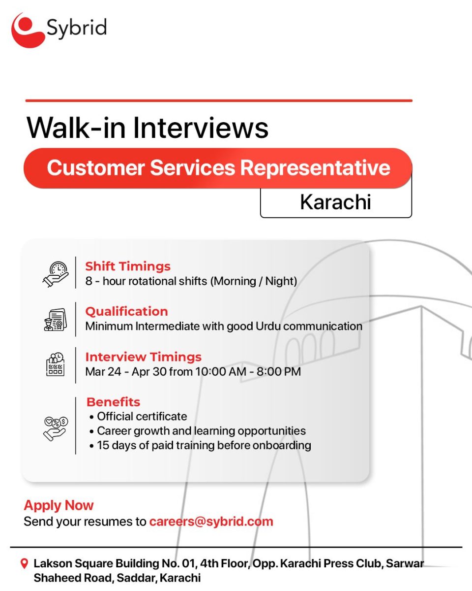 Sybrid Pvt Ltd Jobs Customer Services Representative 1