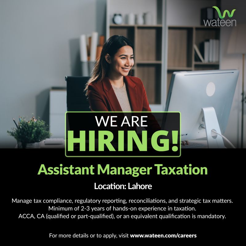 Wateen Telecom Limited Jobs Assistant Manager Taxation 1