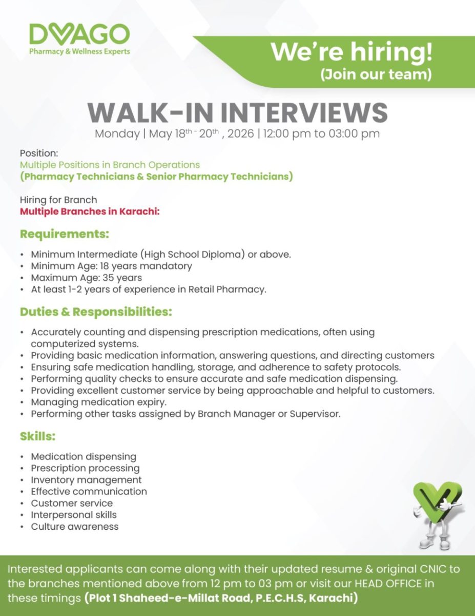 DVAGO Pharmacy & Wellness Experts Jobs May 2026 1