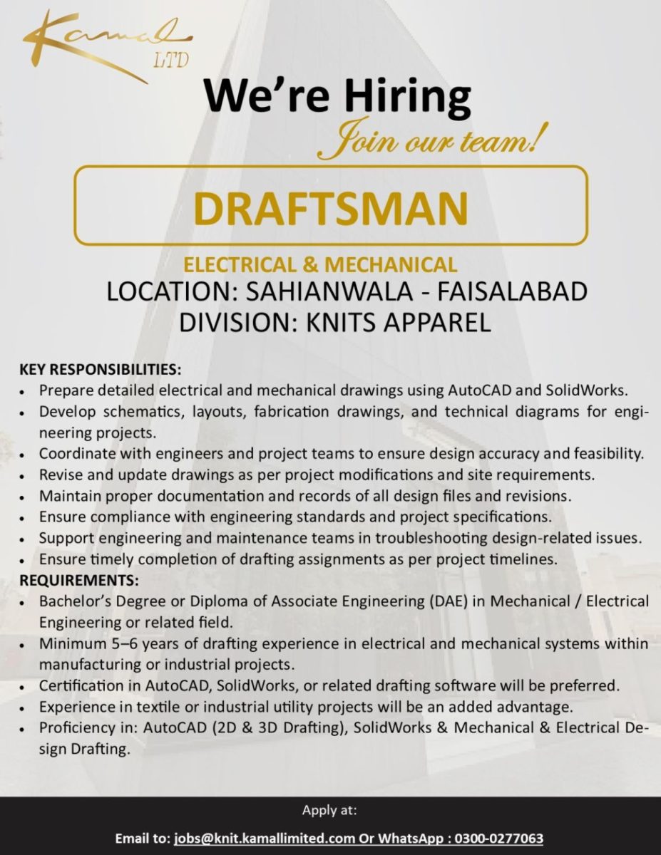 Kamal Limited Jobs May 2026 2