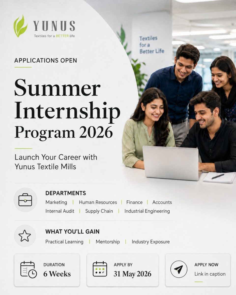 Yunus Textile Summer Internship Program 2026 1