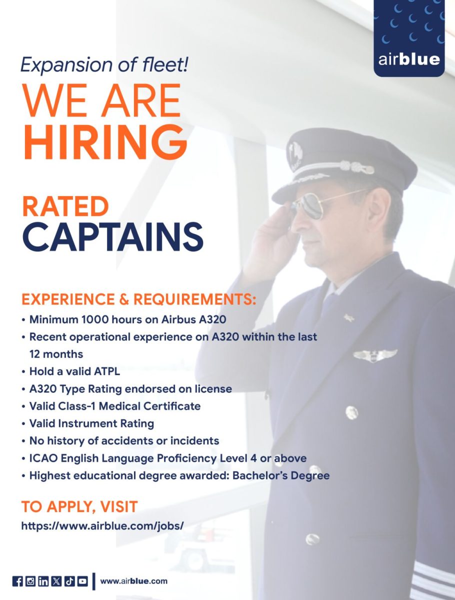 Airblue Pakistan Jobs Captains  1