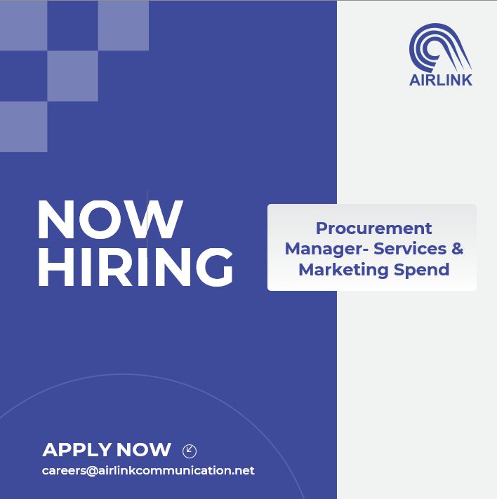 Airlink Communications Jobs Procurement Manager Services & Marketing Spend 1