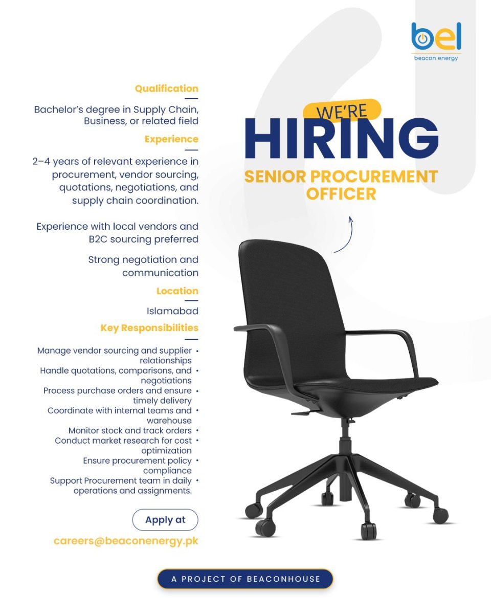 Beacon Energy Limited Jobs Senior Procurement Officer 1